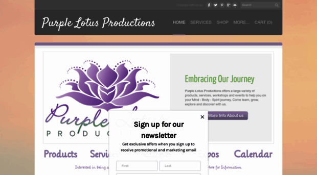 purplelotusproductions.com