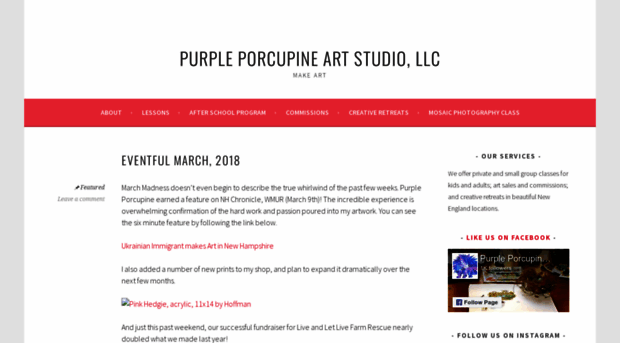 purpleporcupineartstudio.com