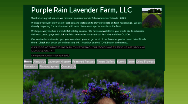 purplerainlavenderfarm.com