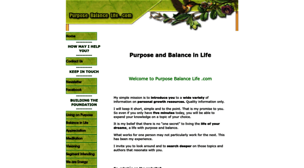 purposebalancelife.com