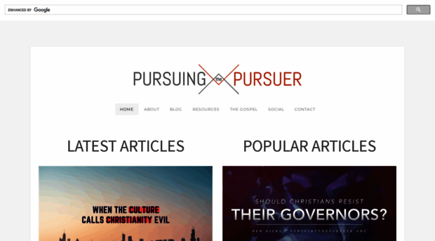 pursuingthepursuer.org