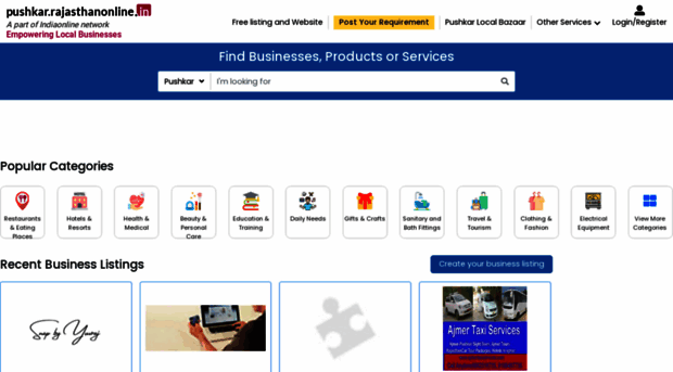pushkar.rajasthanonline.in