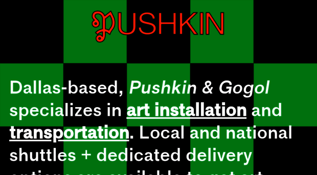 pushkinandgogol.com