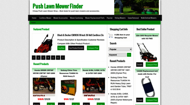 pushlawnmowerfinder.com