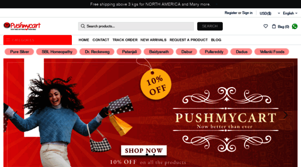 pushmycart.com