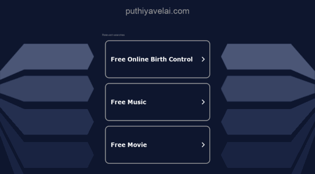 puthiyavelai.com
