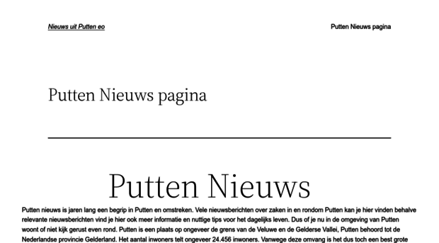 puttennieuws.nl