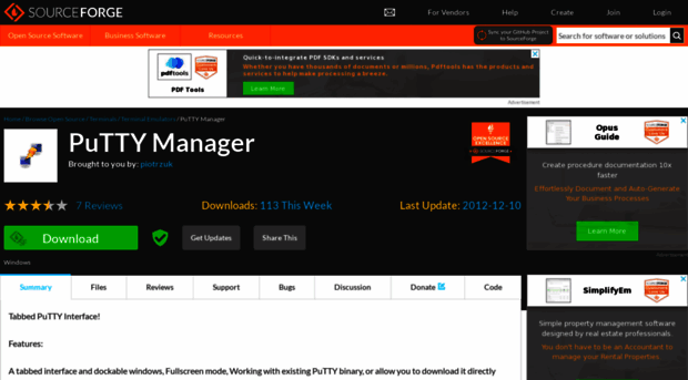 puttymanager.sourceforge.net