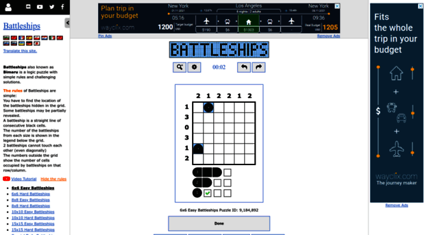 puzzle-battleships.com