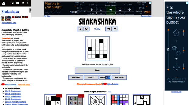 puzzle-shakashaka.com