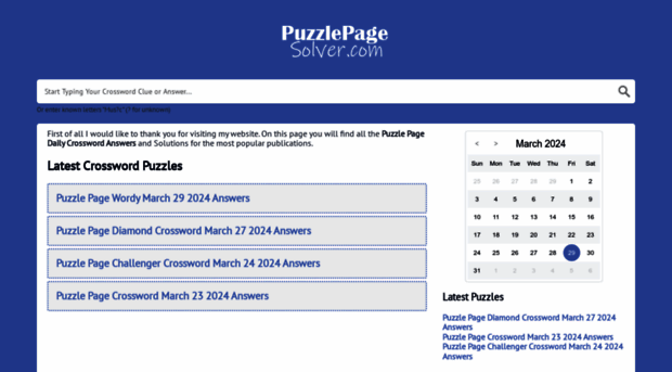 puzzlepagesolver.com