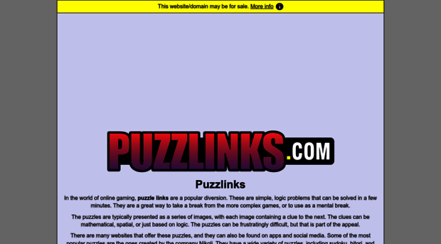 puzzlinks.com