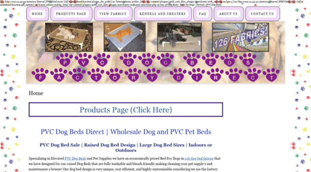 pvcdogbedsdirect.com