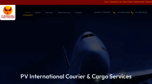 pvinternationalcourier.com