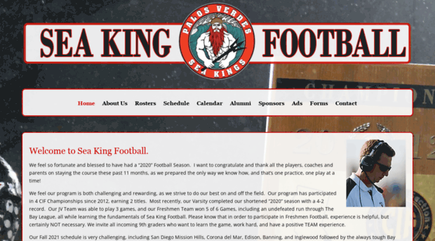 pvseakingfootball.com