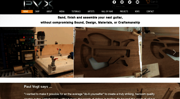 pvxguitars.com