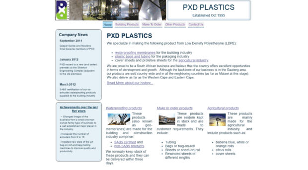 pxd-plastics.co.za