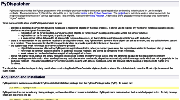 pydispatcher.sourceforge.net