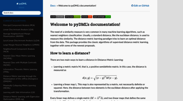 pydml.readthedocs.io