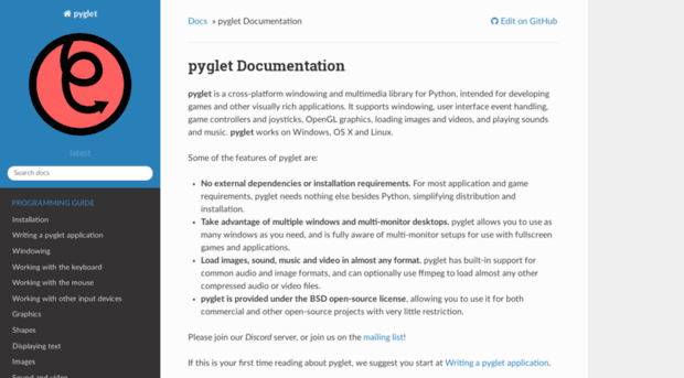 pyglet.readthedocs.org