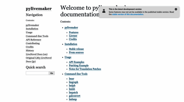 pylivemaker.readthedocs.io
