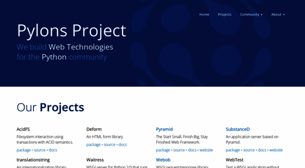 pylonsproject.org