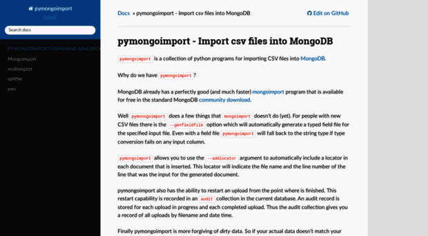 pymongodbimport.readthedocs.io