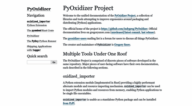 pyoxidizer.readthedocs.io