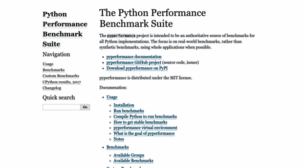 pyperformance.readthedocs.io