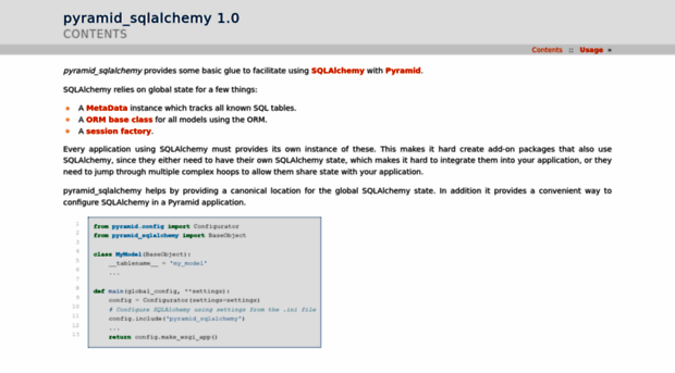 pyramid-sqlalchemy.readthedocs.org
