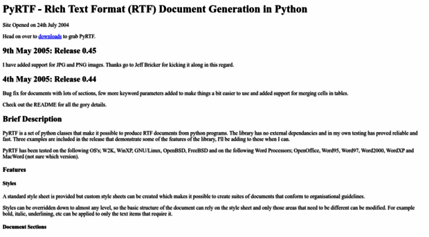 pyrtf.sourceforge.net