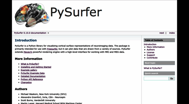 pysurfer.github.io