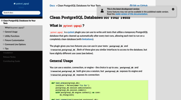 pytest-pgsql.readthedocs.io