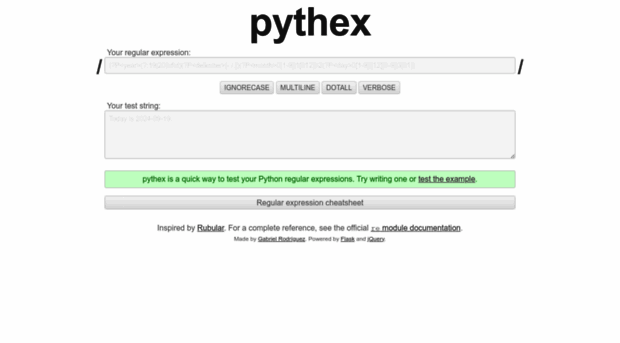 pythex.org