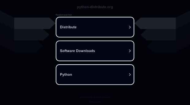python-distribute.org
