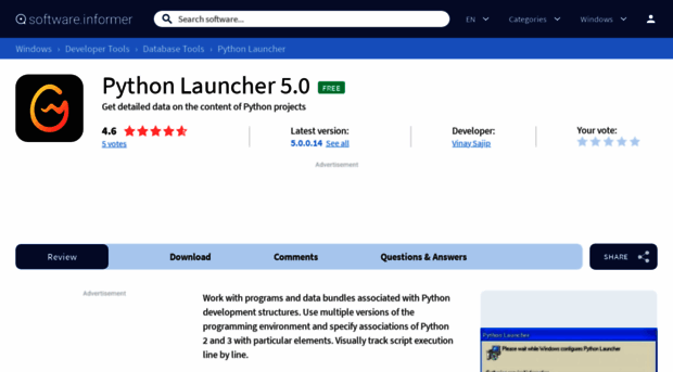 python-launcher.software.informer.com