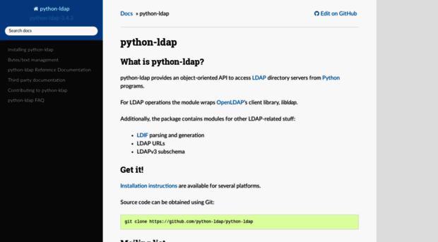 python-ldap.sourceforge.net