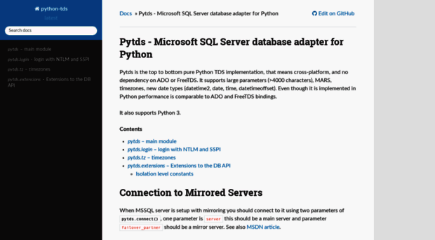 python-tds.readthedocs.io