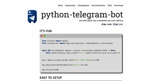python-telegram-bot.org