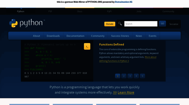 python.domainunion.de