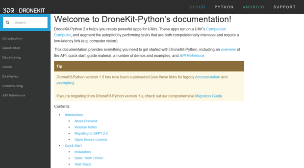 python.dronekit.io