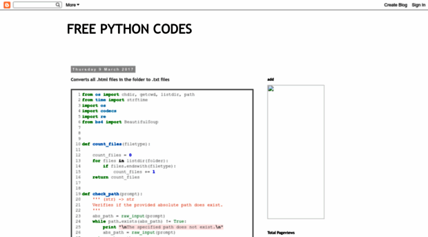 pythoncodesforfree.blogspot.nl