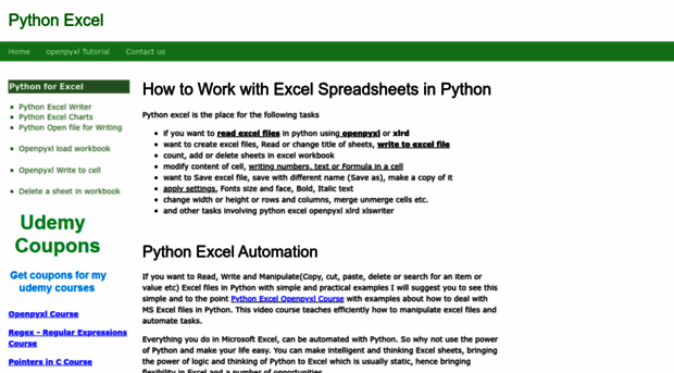 pythonexcel.com