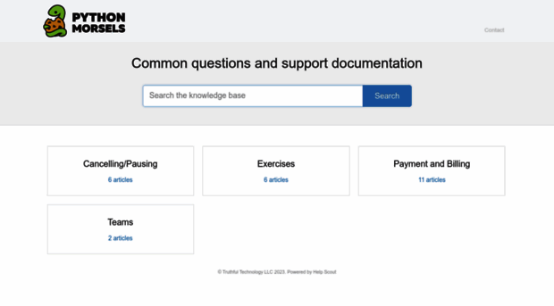 pythonmorsels.helpscoutdocs.com