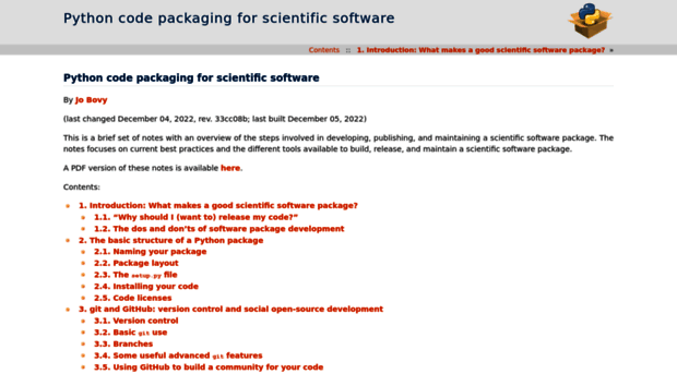 pythonpackaging.info