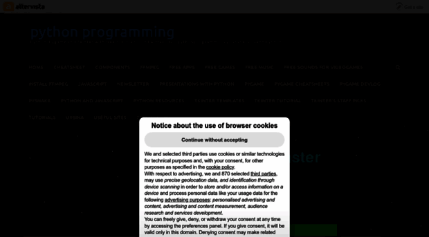 pythonprogramming.altervista.org