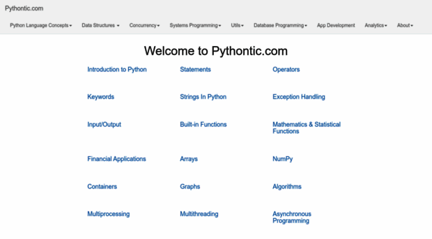 pythontic.com