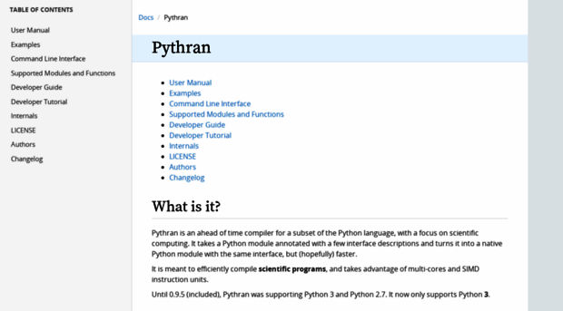 pythran.readthedocs.io