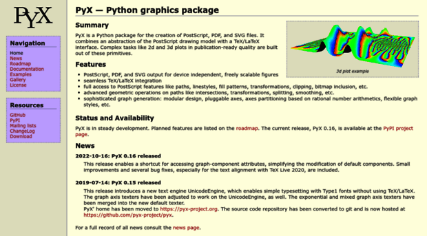 pyx.sourceforge.net