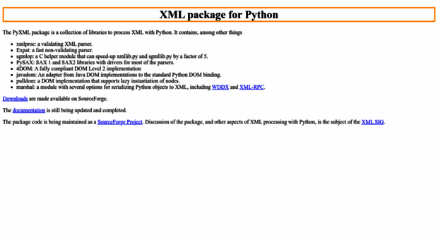 pyxml.sourceforge.net